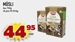 Prisma Mat AXA Müsli erbjuda