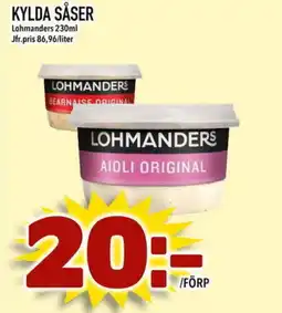 Prisma Mat LOHMANDERS Kylda såser erbjuda