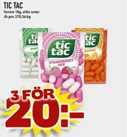Prisma Mat TIC TAC erbjuda
