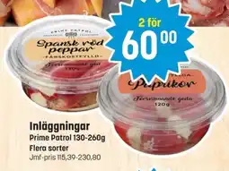 Eurocash PRIME PATROL Inläggningar erbjuda
