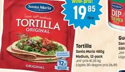Eurocash SANTA MARIA Tortilla erbjuda
