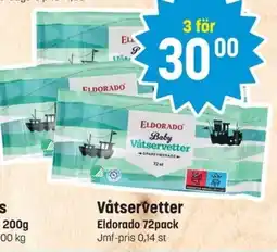 Eurocash ELDORADO Våtservetter erbjuda