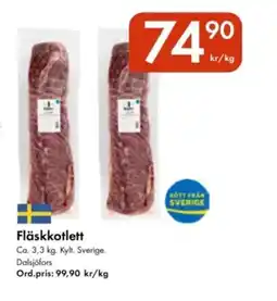 Snabbgross Fläskkotlett erbjuda