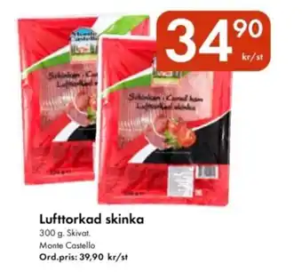 Snabbgross MONTE CASTELLO Lufttorkad skinka erbjuda