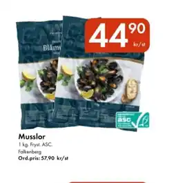 Snabbgross Musslor erbjuda