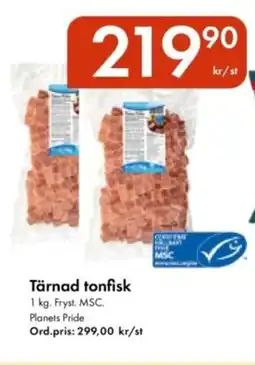 Snabbgross Tärnad tonfisk erbjuda