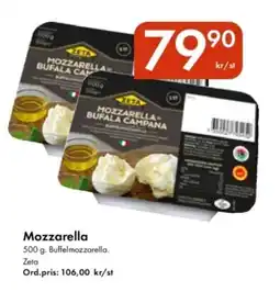 Snabbgross ZETA Mozzarella erbjuda