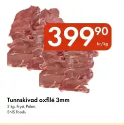 Snabbgross Tunnskivad oxfilé 3mm erbjuda