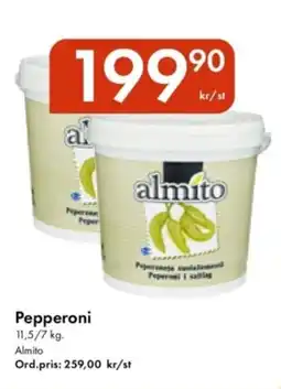 Snabbgross ALMITO Pepperoni erbjuda