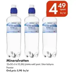 Snabbgross PREMIER Mineralvatten erbjuda