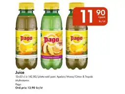 Snabbgross PAGO Juice erbjuda