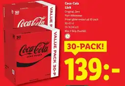 Lidl Coca-Cola Läsk 30-pack erbjuda