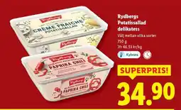 Lidl Rydbergs Potatissallad delikatess erbjuda