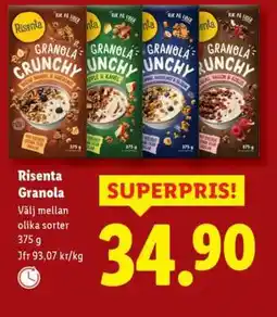 Lidl Risenta Granola erbjuda