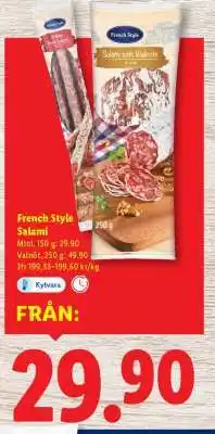 Lidl French Style Salami erbjuda