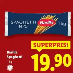 Lidl Barilla Spaghetti erbjuda