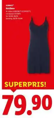 Lidl esmara Nattlinne erbjuda