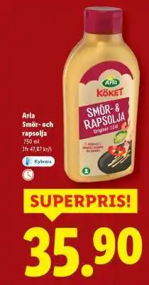 Lidl Arla Smör- och rapsolja erbjuda