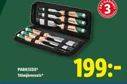 Lidl PARKSIDE Stämjärnssats erbjuda