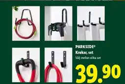 Lidl PARKSIDE Krokar, set erbjuda