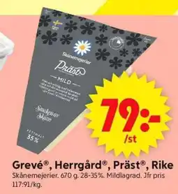 ICA Supermarket Grevé , Herrgård , Präst , Rike erbjuda