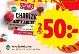 ICA Supermarket Kryddade korvar erbjuda