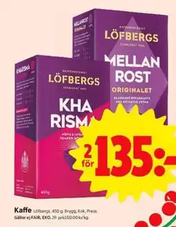 ICA Supermarket KAFFE LÖFBERGS erbjuda