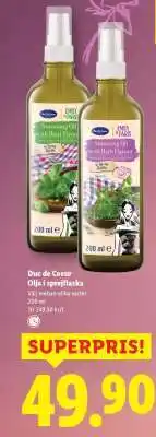 Lidl DUC DE COEUR Olja i sprejflaska erbjuda