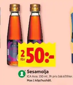 ICA Supermarket SESAMOLJA erbjuda