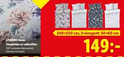 Lidl LIVARNO home Sängkläder av mikrofiber erbjuda