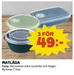 Coop Matlåda erbjuda