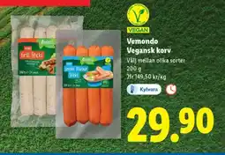 Lidl Vemondo Vegansk korv erbjuda
