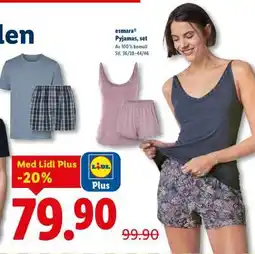 Lidl esmara Pyjamas, set erbjuda