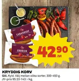Coop Kryddig Korv erbjuda