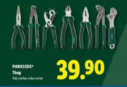 Lidl PARKSIDE Tång erbjuda