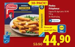 Lidl Findus Fiskpinnar erbjuda