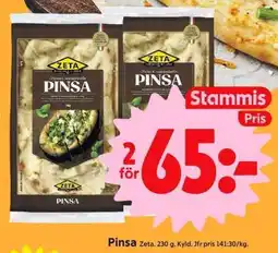 ICA Supermarket Pinsa Zeta erbjuda