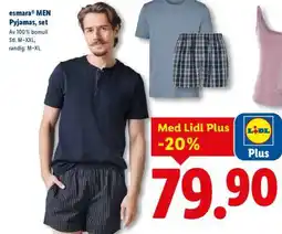 Lidl esmara MEN Pyjamas, set erbjuda