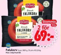 ICA Supermarket Falukorv erbjuda
