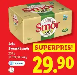 Lidl Arla svenskt smör erbjuda