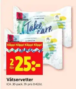 ICA Supermarket Våtservetter erbjuda