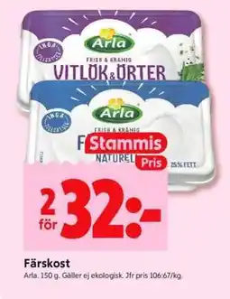 ICA Supermarket Färskost erbjuda