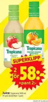 ICA Supermarket Tropicana Juice erbjuda