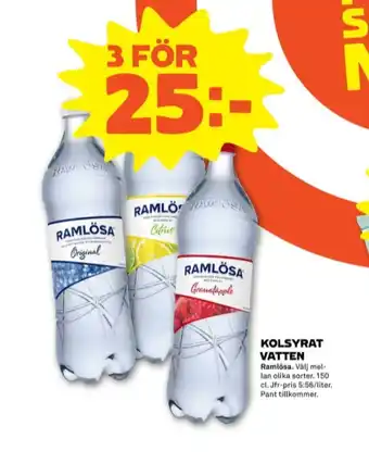 Coop Forum Ramlösa Mineralvatten erbjuda