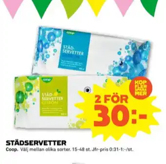 Coop Forum Coop Städservetter erbjuda