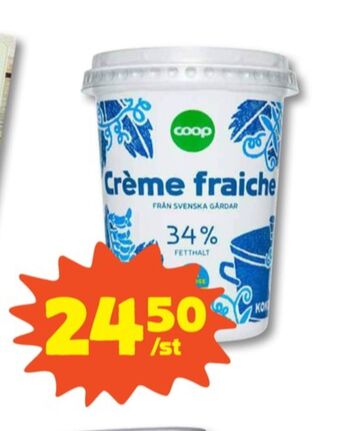 Coop Forum Coop Crème fraiche erbjuda