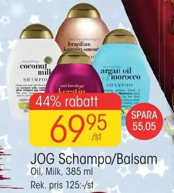 EKO JOG Schampo/Balsam 385ml erbjuda