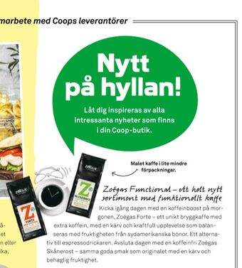 Coop Mersmak Zoegas Imageannons erbjuda