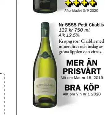 Coop Mersmak Vit Vin erbjuda