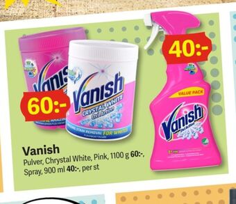 DollarStore Vanish Oxi Action Fläckborttagning erbjuda